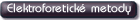 Elektroforetick metody